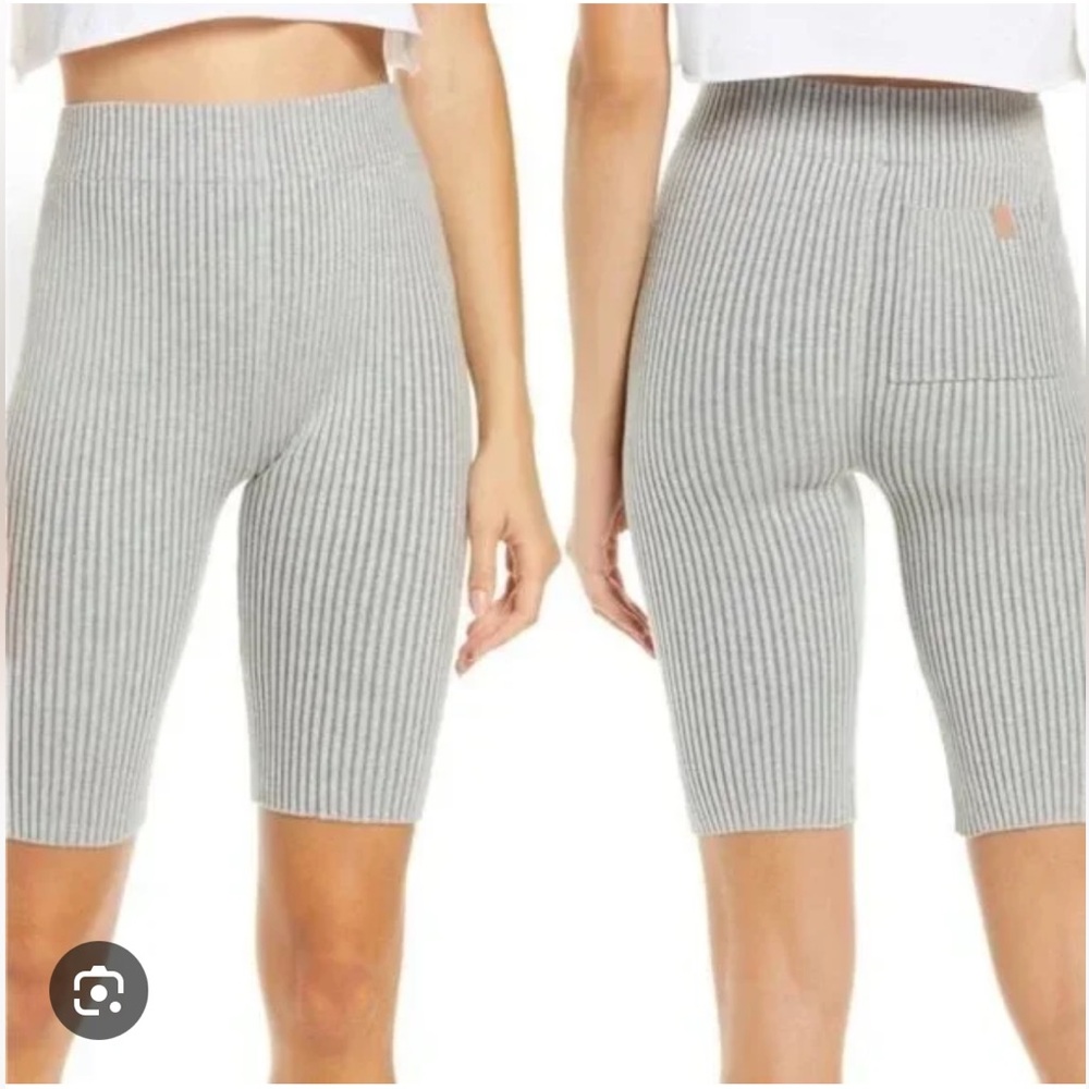 Lunya Cozy Cotton Silk Ribbed Bike Short